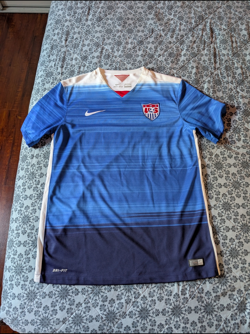 Nike Blue Gradient U.S. Soccer Jersey